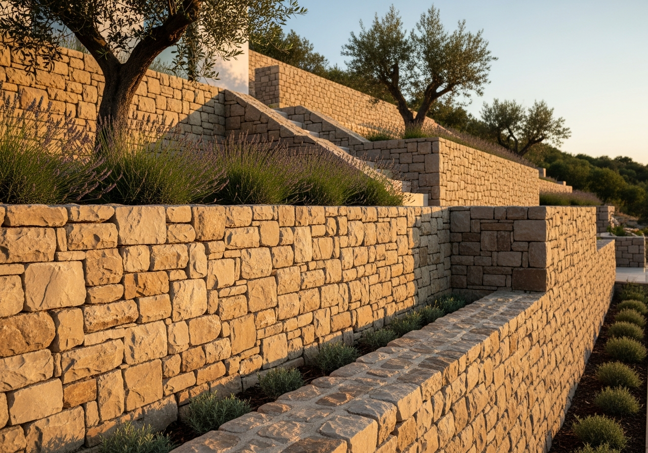 Bahçe & İstinat Duvarı — Datça